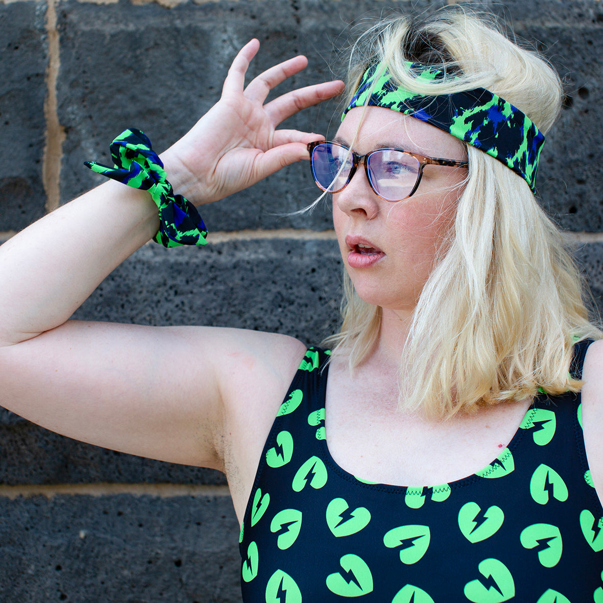 COSMIC CREATURE RECYCLED SCRUNCHIE