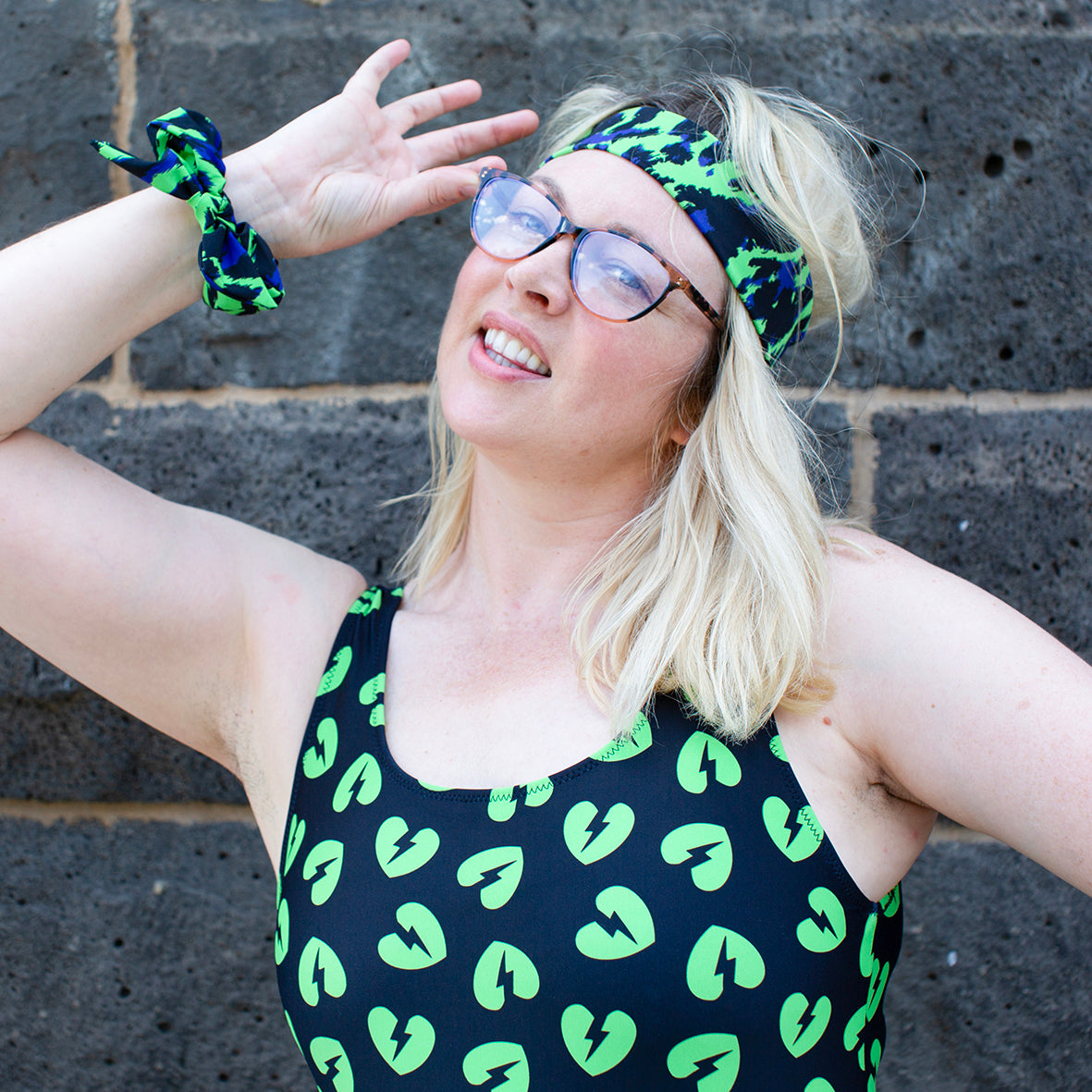COSMIC CREATURE RECYCLED SCRUNCHIE