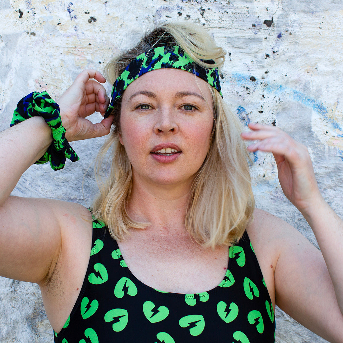 COSMIC CREATURE RECYCLED SCRUNCHIE