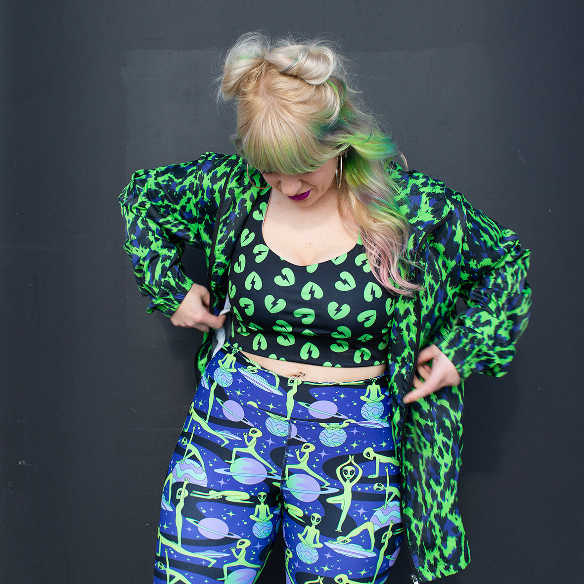 COSMIC CREATURE CUSTOM WINDBREAKER