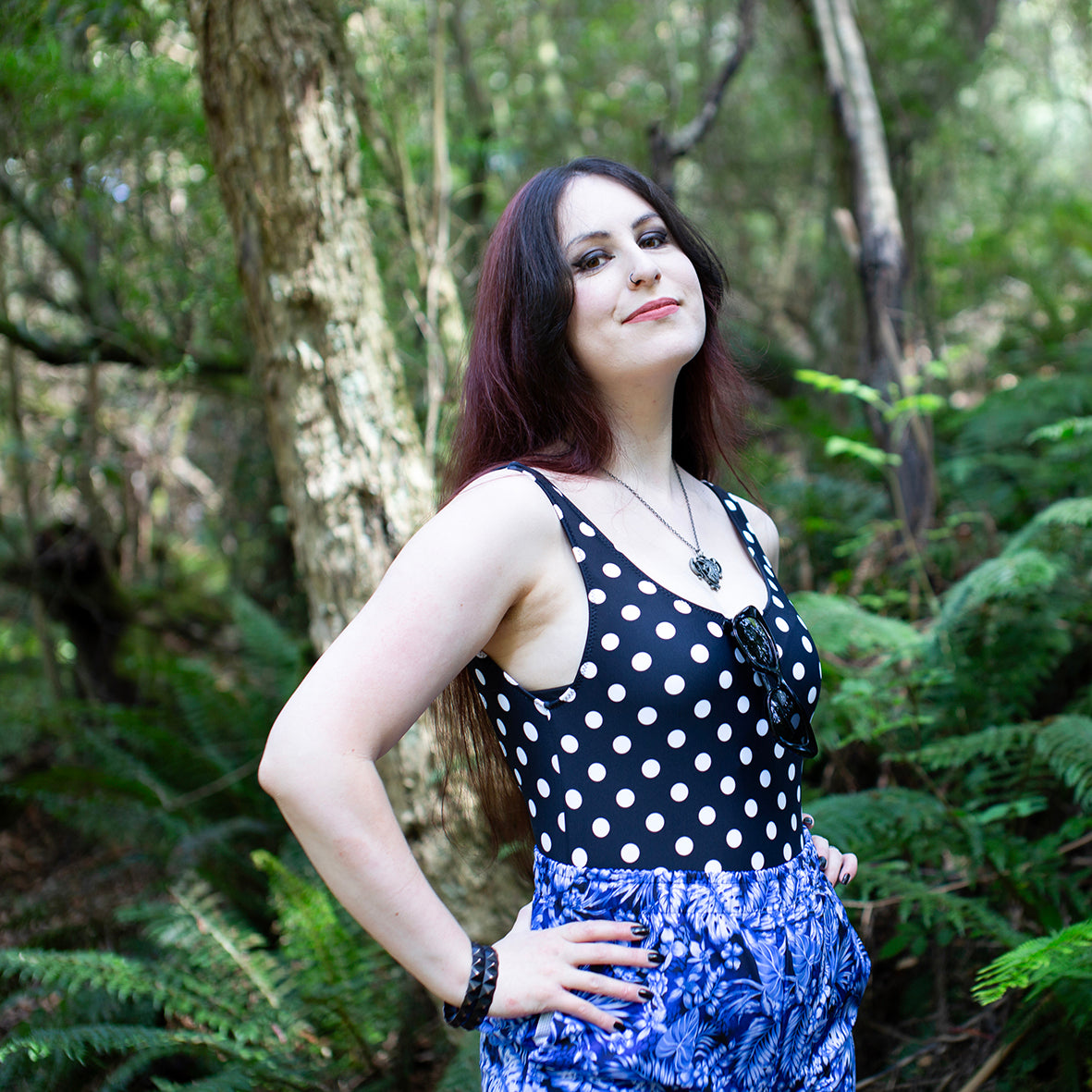 TROPICAL GOTH CUSTOM SHORTS