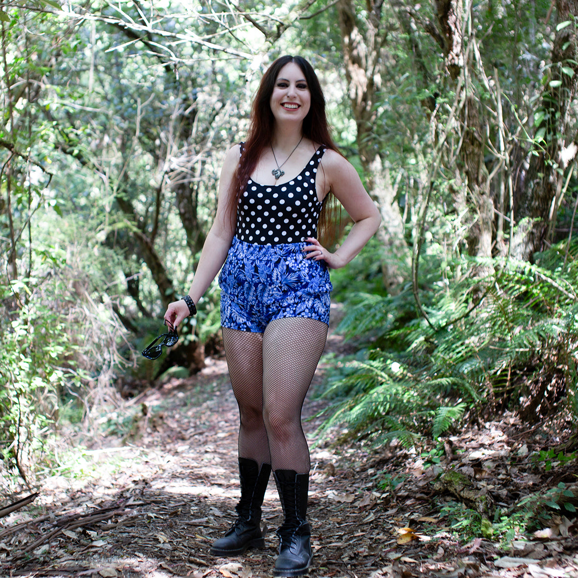 TROPICAL GOTH CUSTOM SHORTS