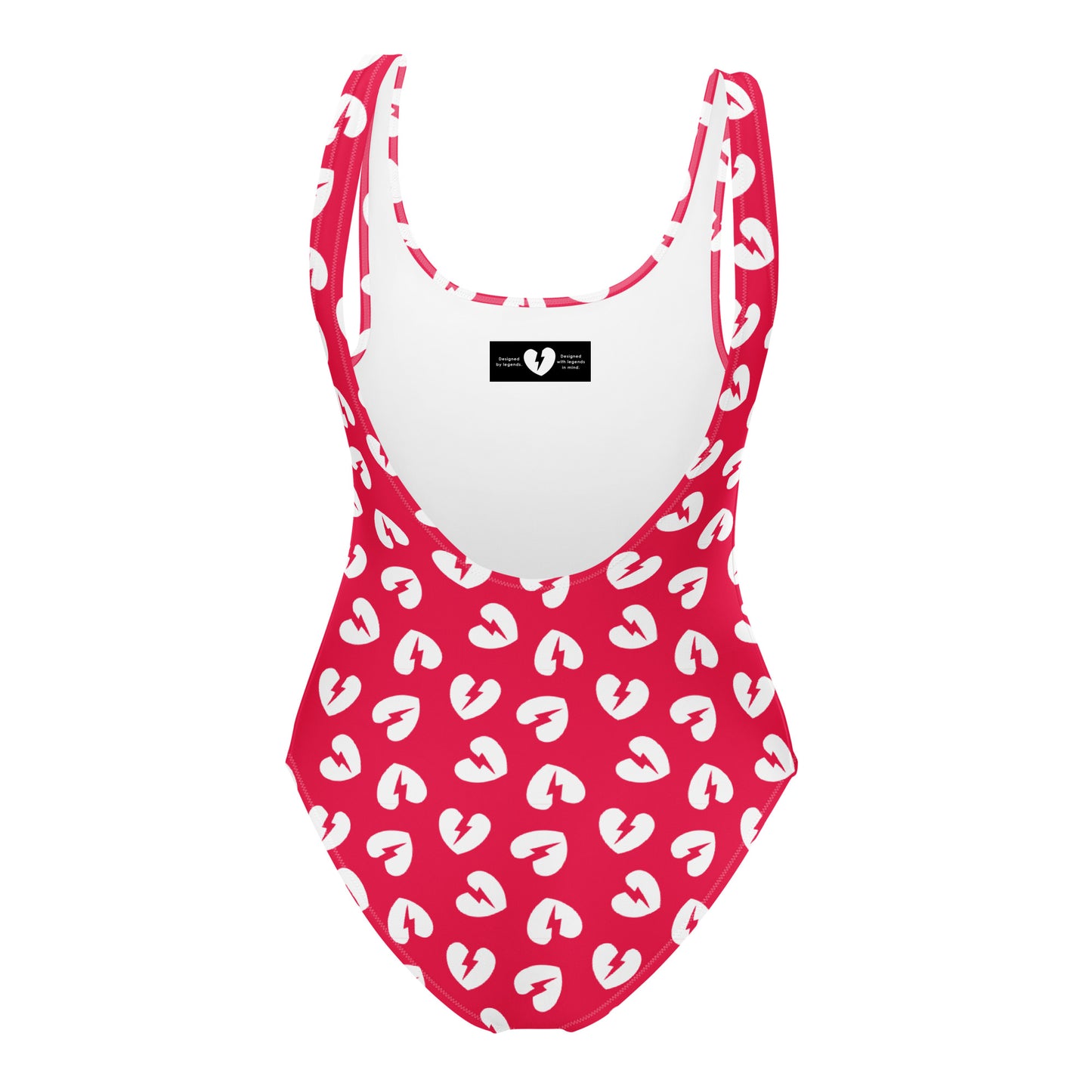 HEARTBREAKER CUSTOM LEOTARD - Pop Red
