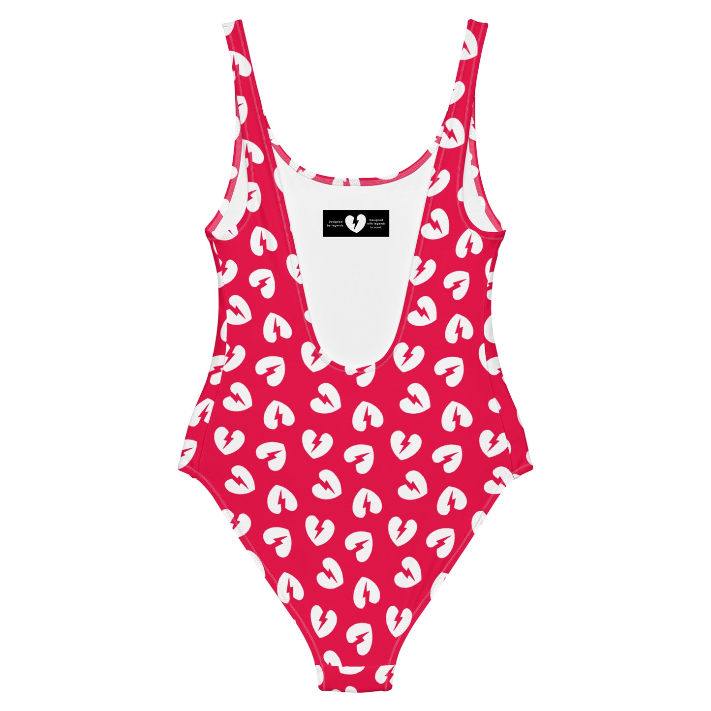 HEARTBREAKER CUSTOM LEOTARD - Pop Red