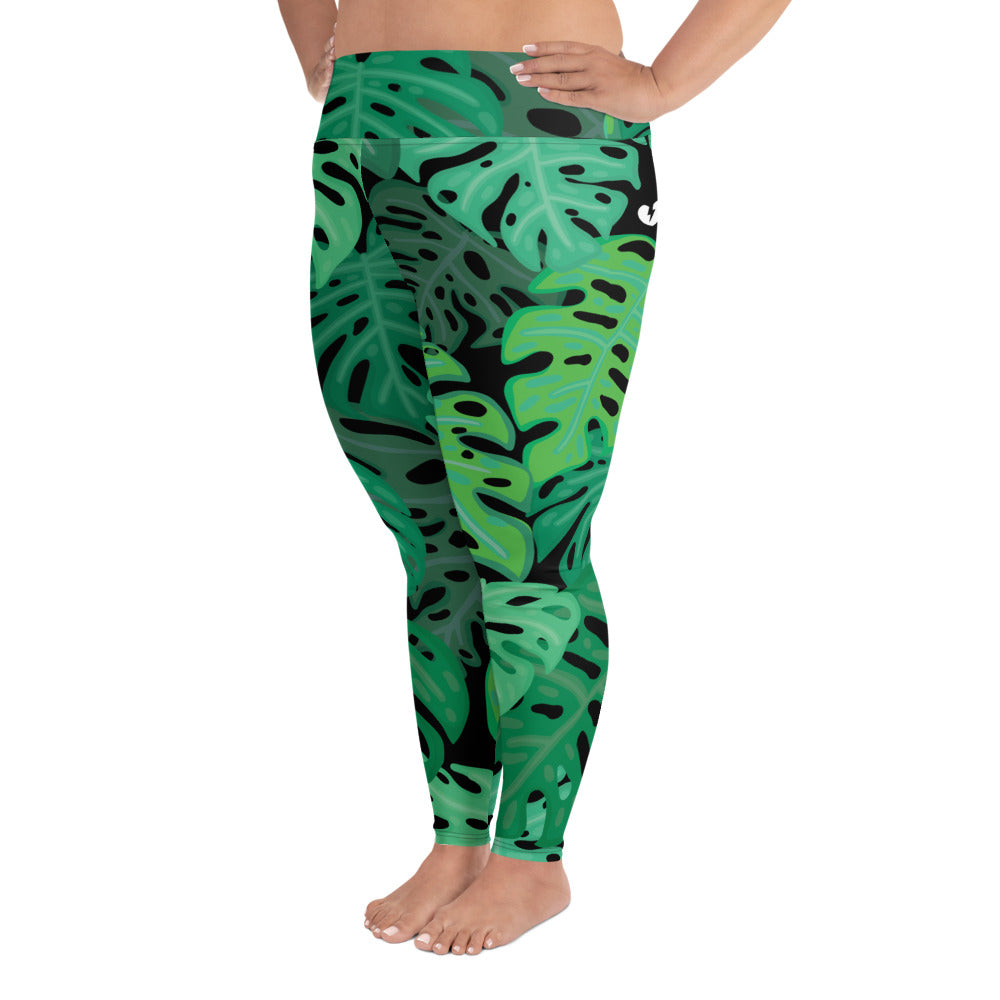 X KELSIE COSMIC MONSTERA CUSTOM LEGGINGS+