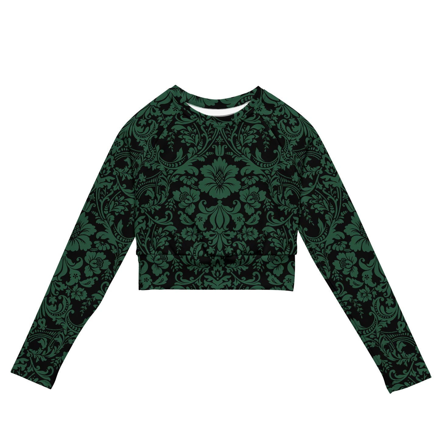 ETHEREAL DAMASK CUSTOM UPF 50+ CROP TOP