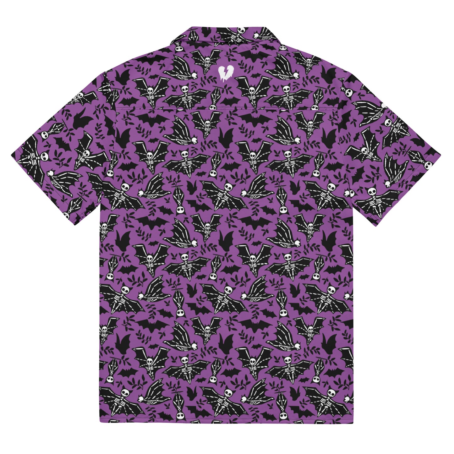 X KELSIE COSMIC SKELLY BAT CUSTOM SHIRT - PURPS