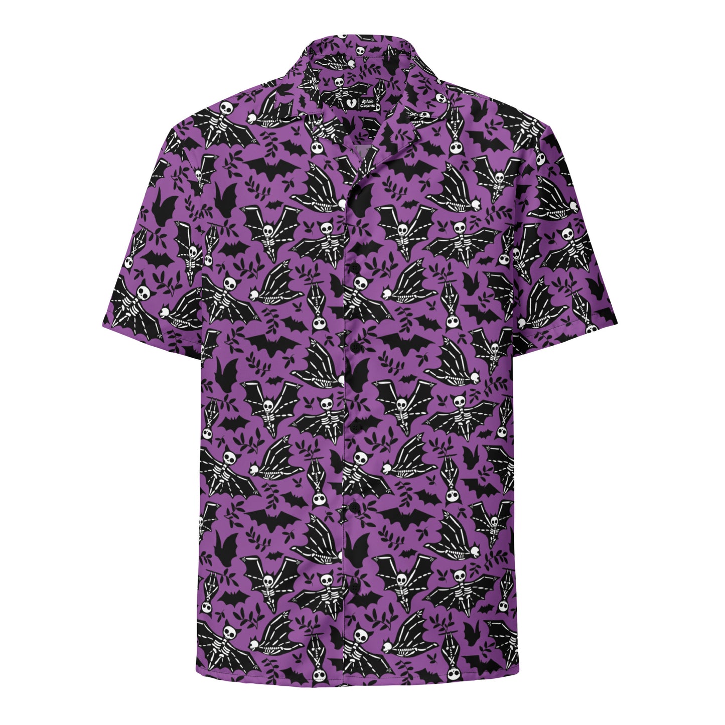 X KELSIE COSMIC SKELLY BAT CUSTOM SHIRT - PURPS