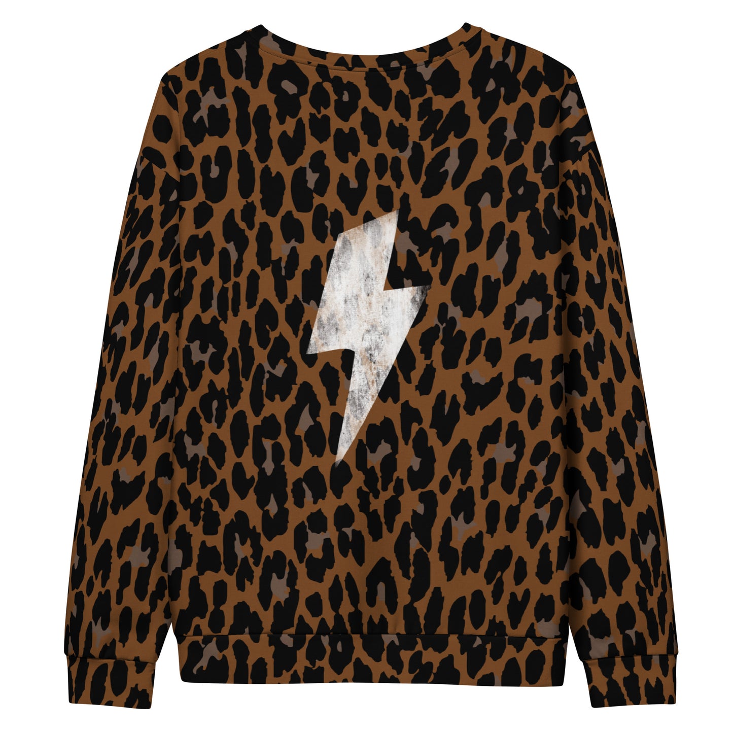 BRONZE ROCK LEOPARD CUSTOM SWEATER