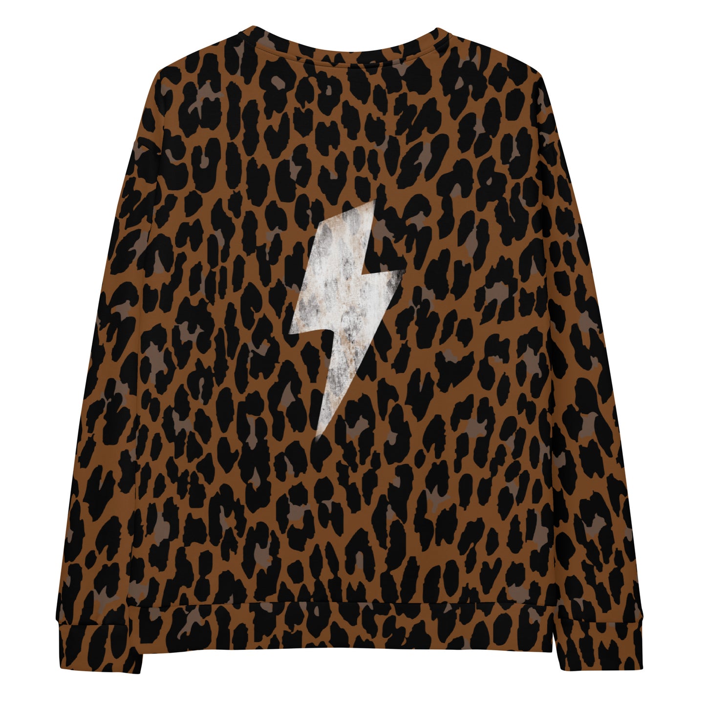 BRONZE ROCK LEOPARD CUSTOM SWEATER