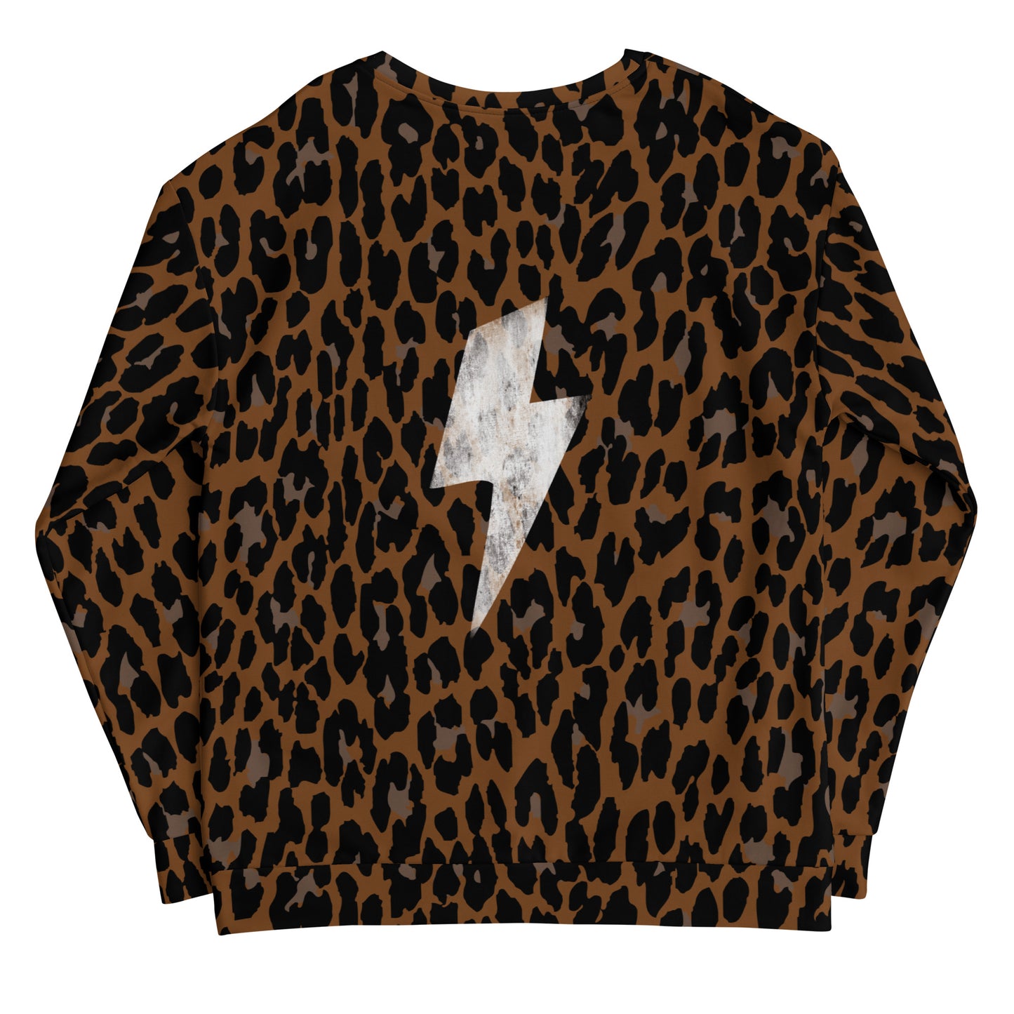 BRONZE ROCK LEOPARD CUSTOM SWEATER
