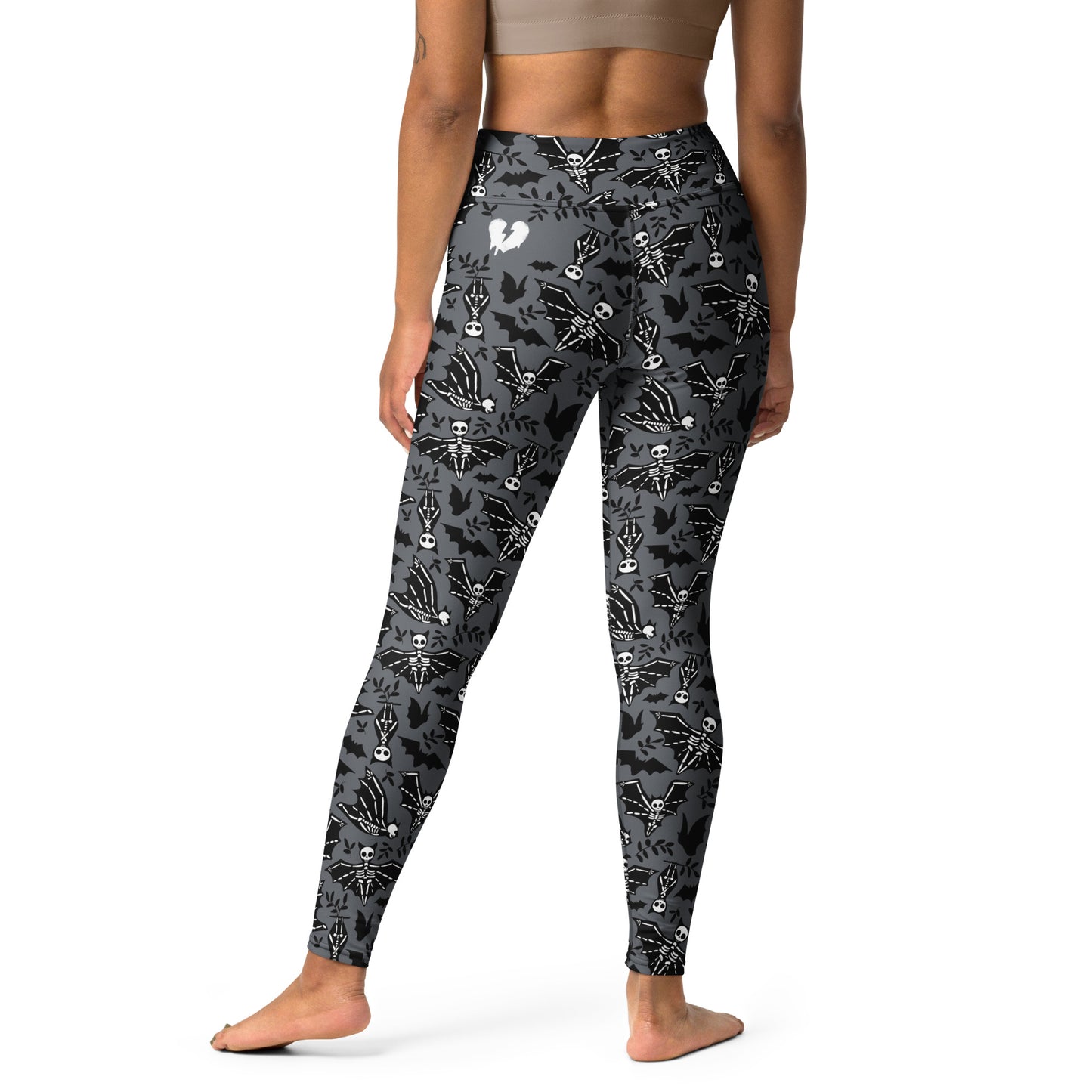 X KELSIE COSMIC SKELLY BAT CUSTOM LEGGINGS - SHARK