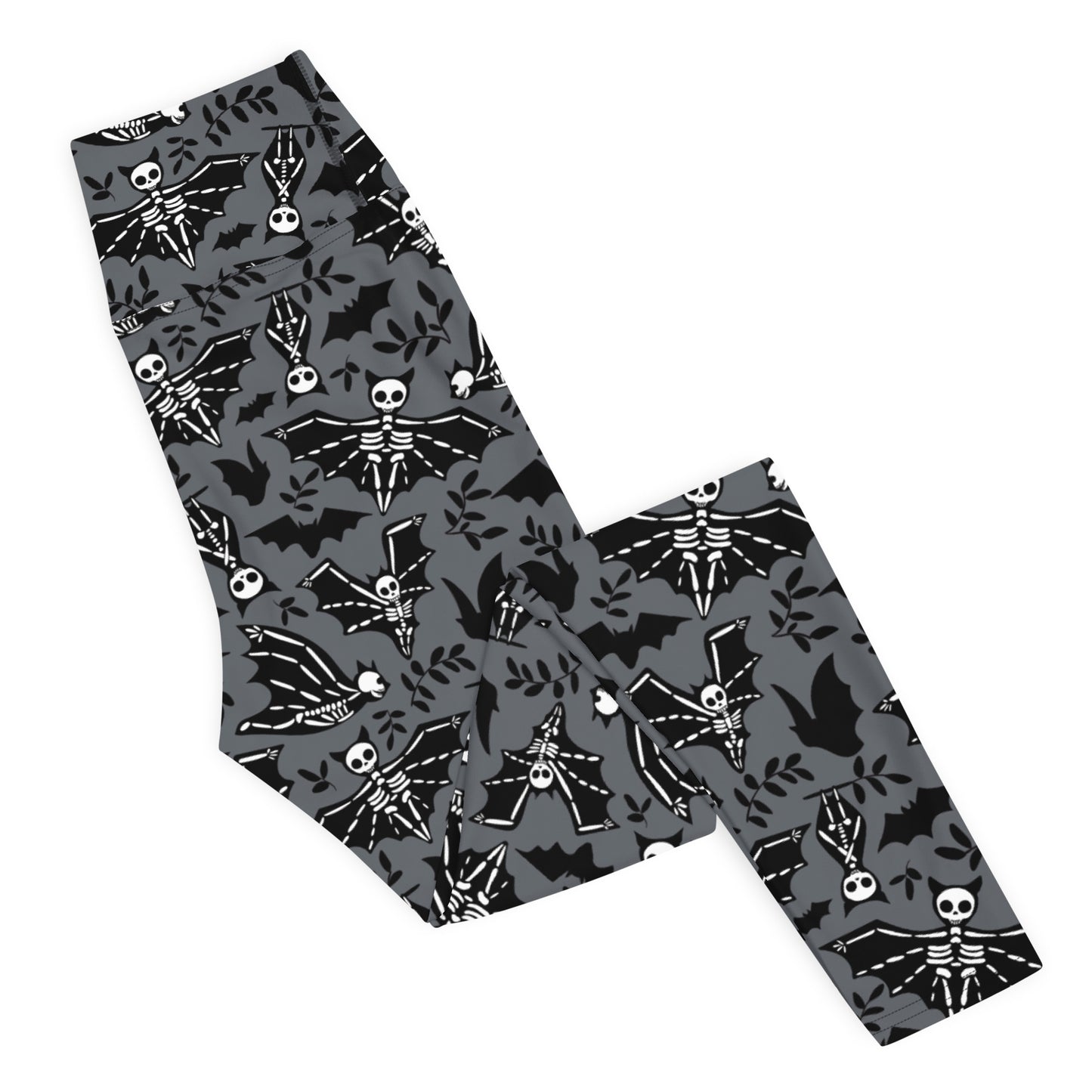 X KELSIE COSMIC SKELLY BAT CUSTOM LEGGINGS - SHARK