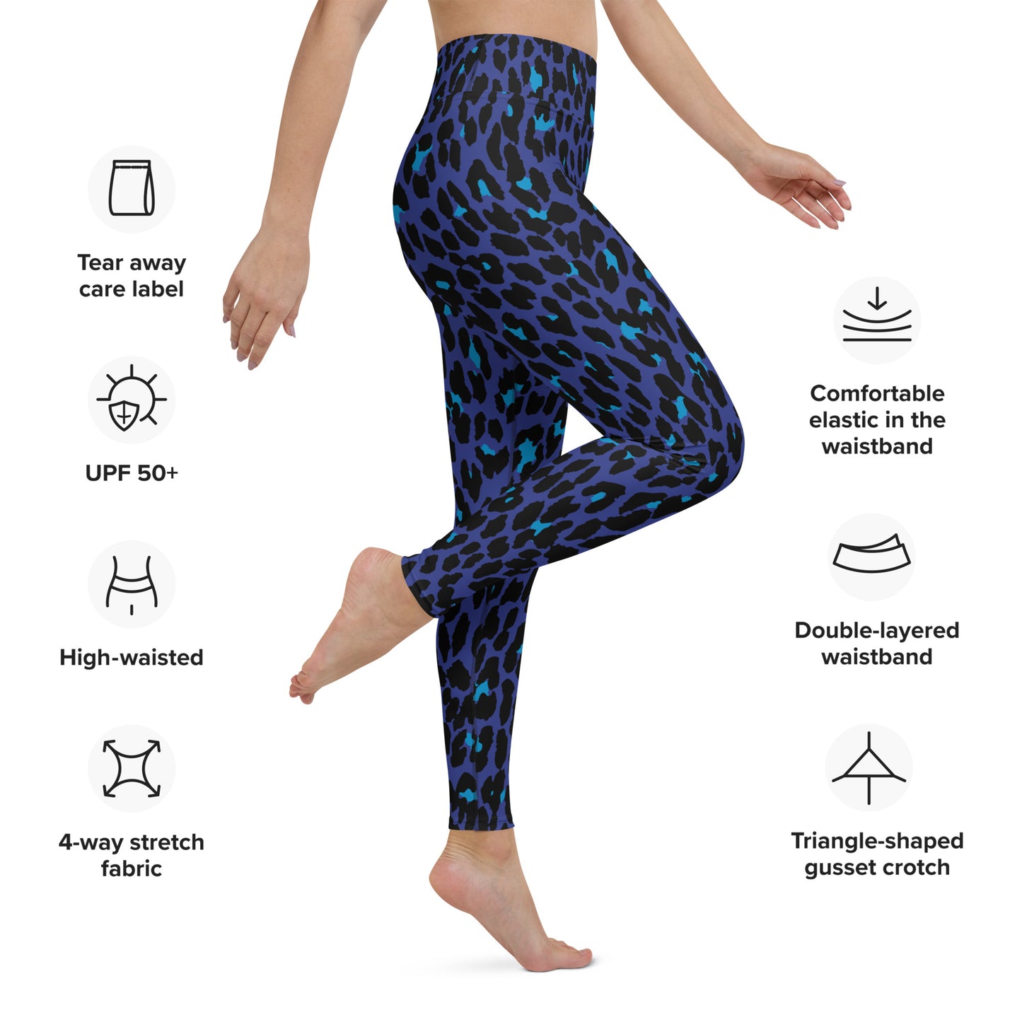ELECTRIC BLUE CUSTOM LEGGINGS
