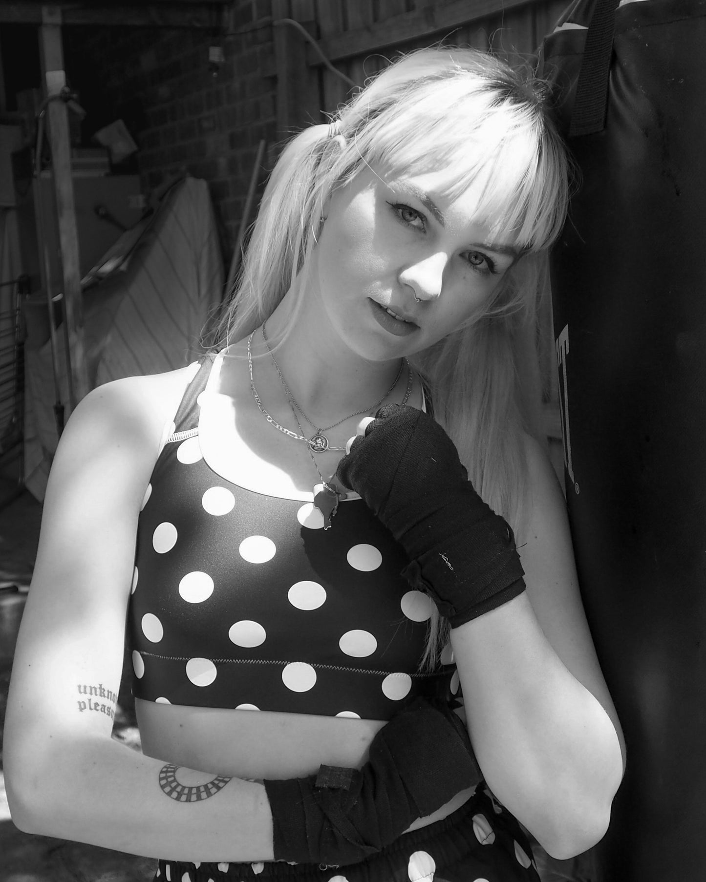 POLKA VIBE CUSTOM ALT BRA TOP