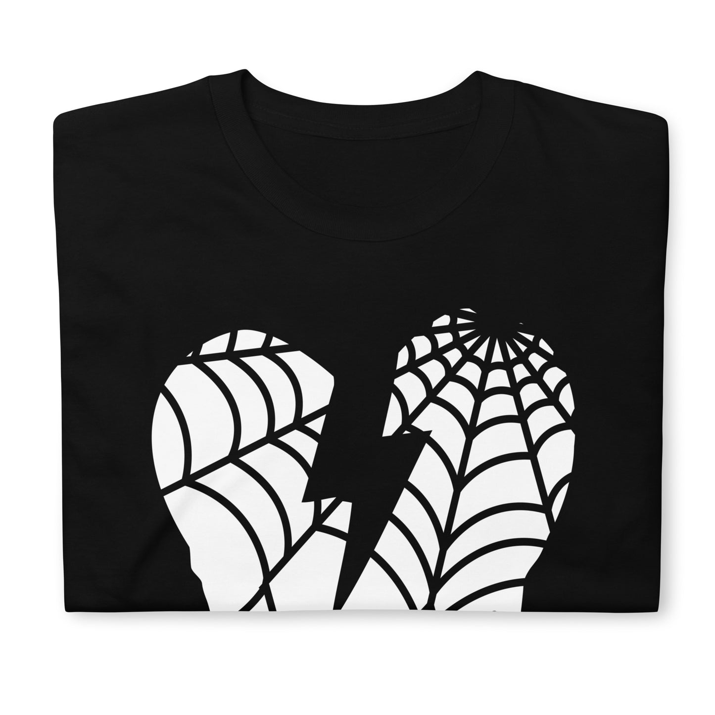 WEB HEART CUSTOM TEE - BLACK