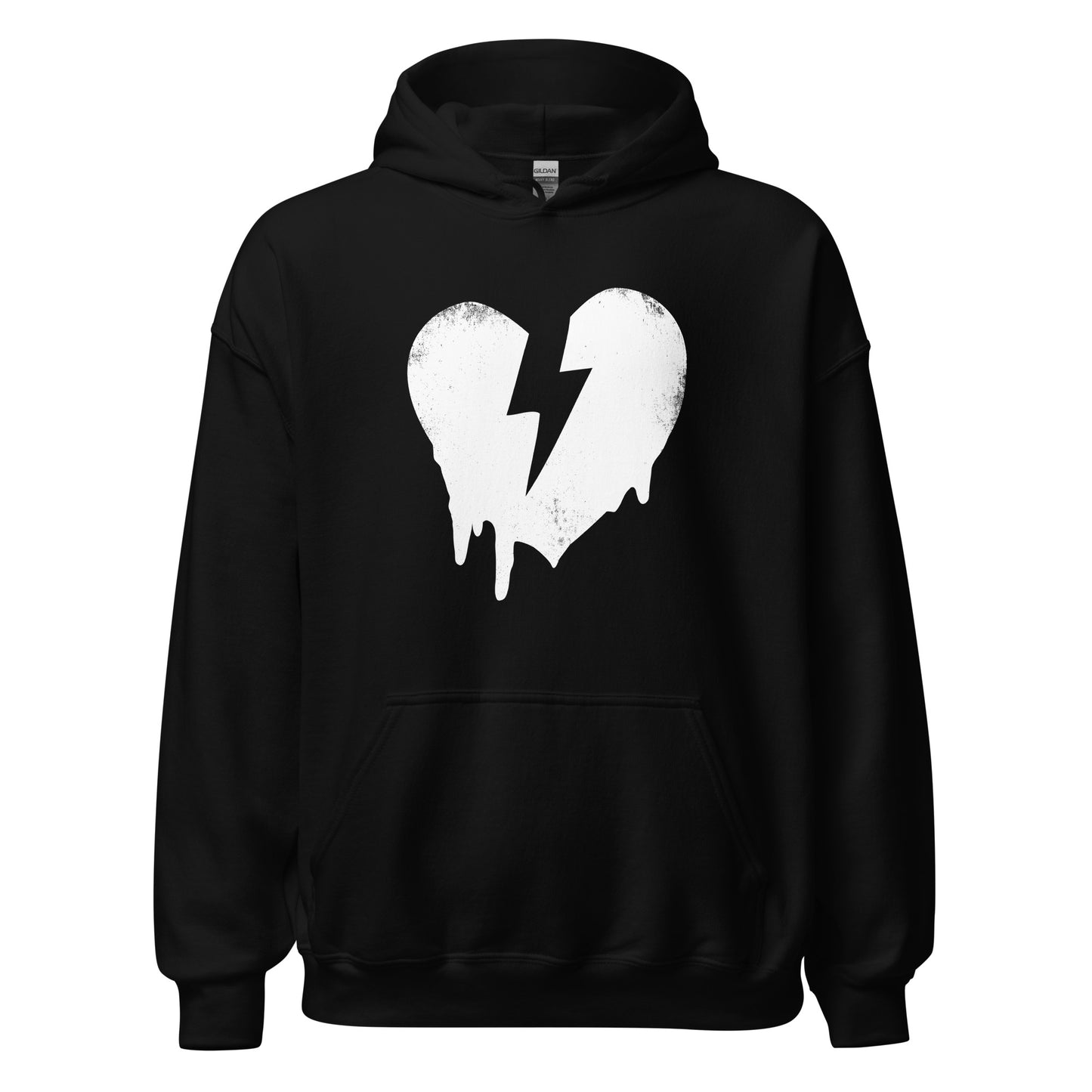 DISTRRRESSED HEART CUSTOM HOODIE