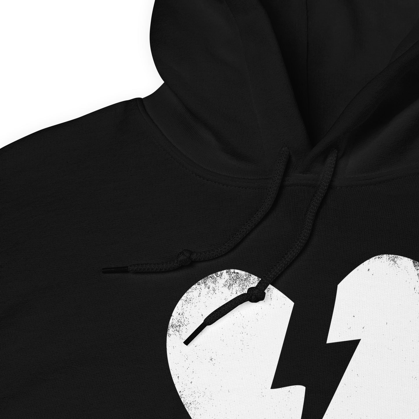 DISTRRRESSED HEART CUSTOM HOODIE