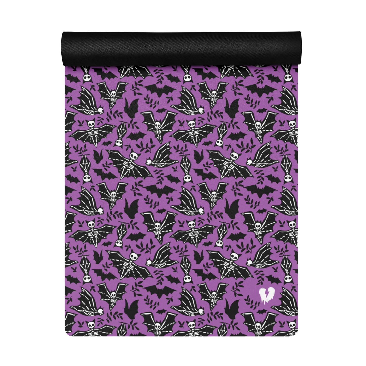 X KELSIE COSMIC SKELLY BAT CUSTOM YOGA MAT - PURPS