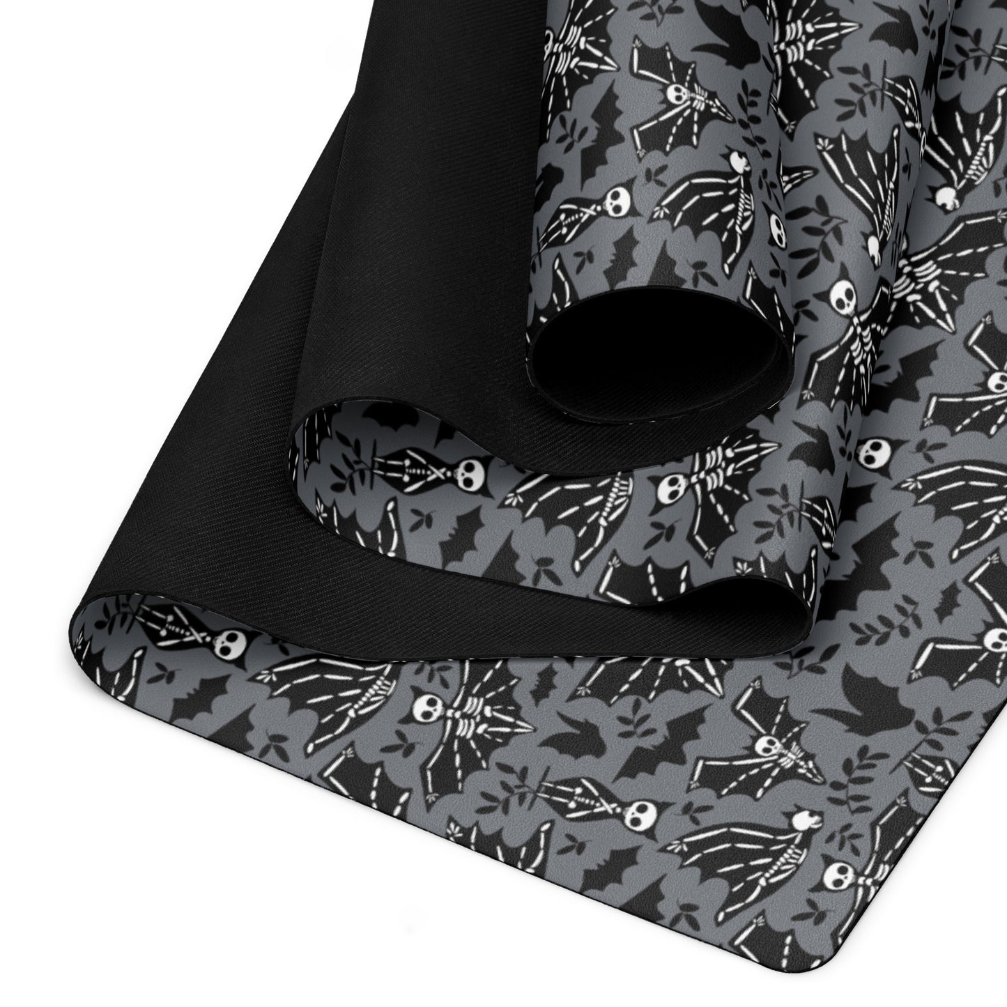 X KELSIE COSMIC SKELLY BAT CUSTOM YOGA MAT - SHARK