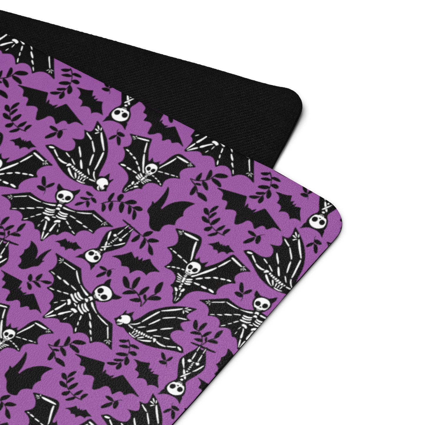 X KELSIE COSMIC SKELLY BAT CUSTOM YOGA MAT - PURPS