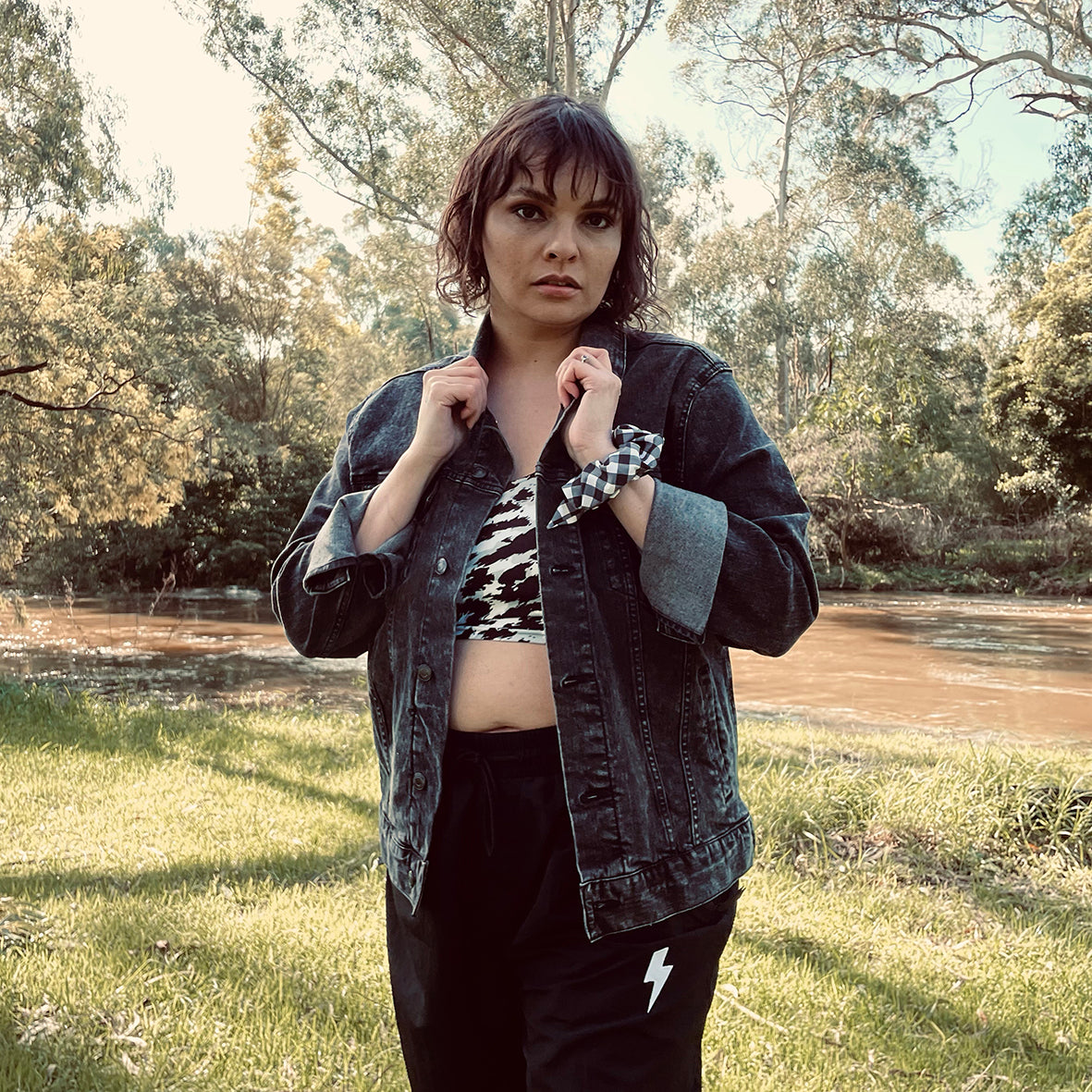 ICONIC WASHED OUT CUSTOM DENIM JACKET