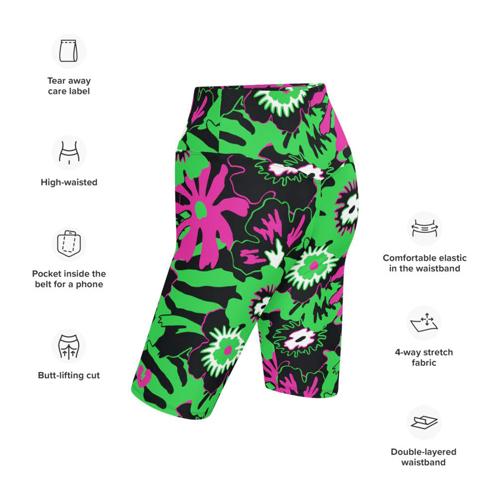 HELL-ISLAND CUSTOM (LONG) BIKE PANTS - MONSTER GREEN