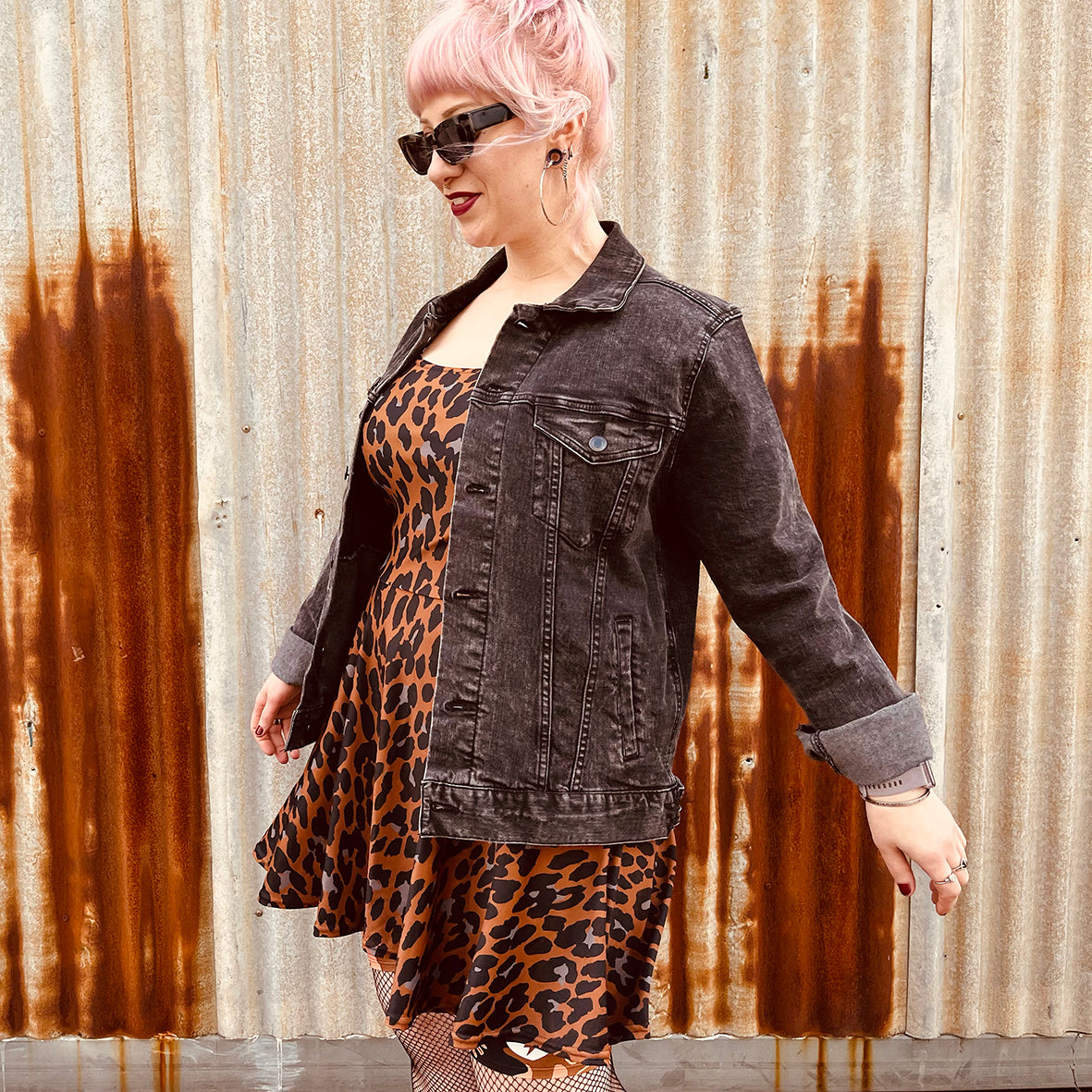 ICONIC WASHED OUT CUSTOM DENIM JACKET