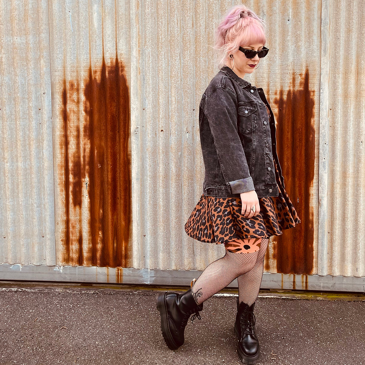 ICONIC WASHED OUT CUSTOM DENIM JACKET