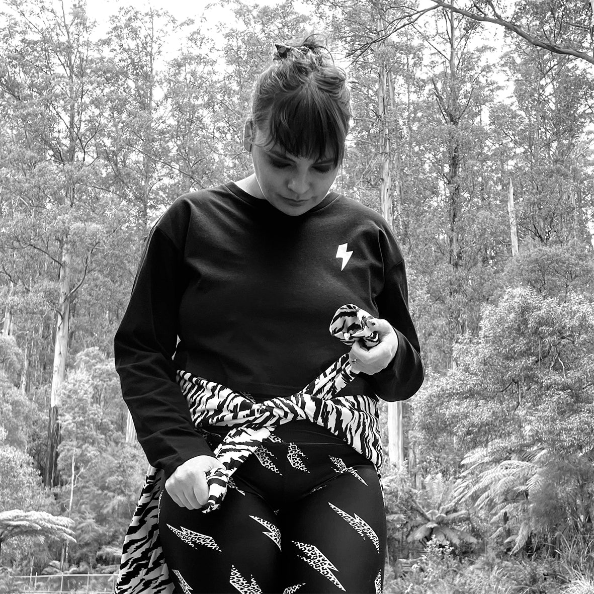 WHITE TIGER LIGHTNING CUSTOM JACKET