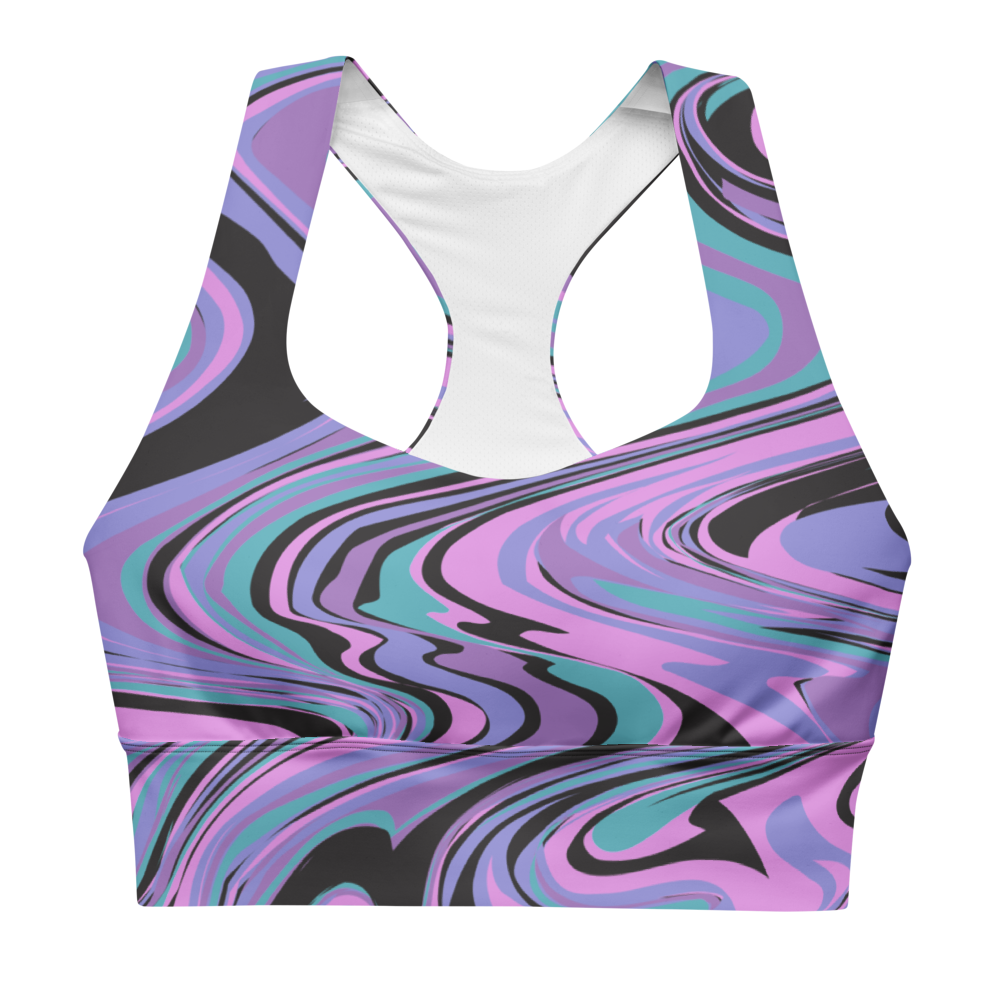 MARBLE CAKE CUSTOM LONGLINE ALT BRA TOP