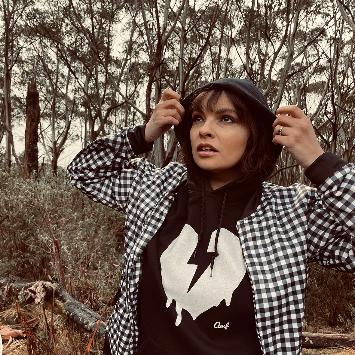 DISTRRRESSED HEART CUSTOM HOODIE