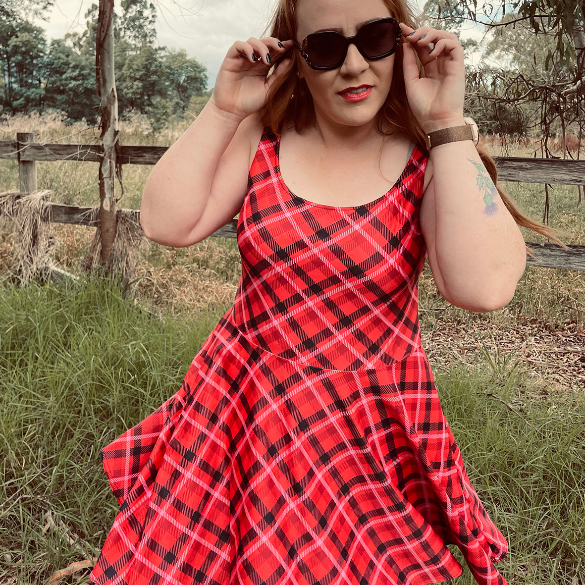 FLING! TARTAN CUSTOM FROCK