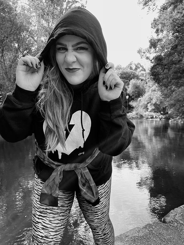 DISTRRRESSED HEART CUSTOM HOODIE