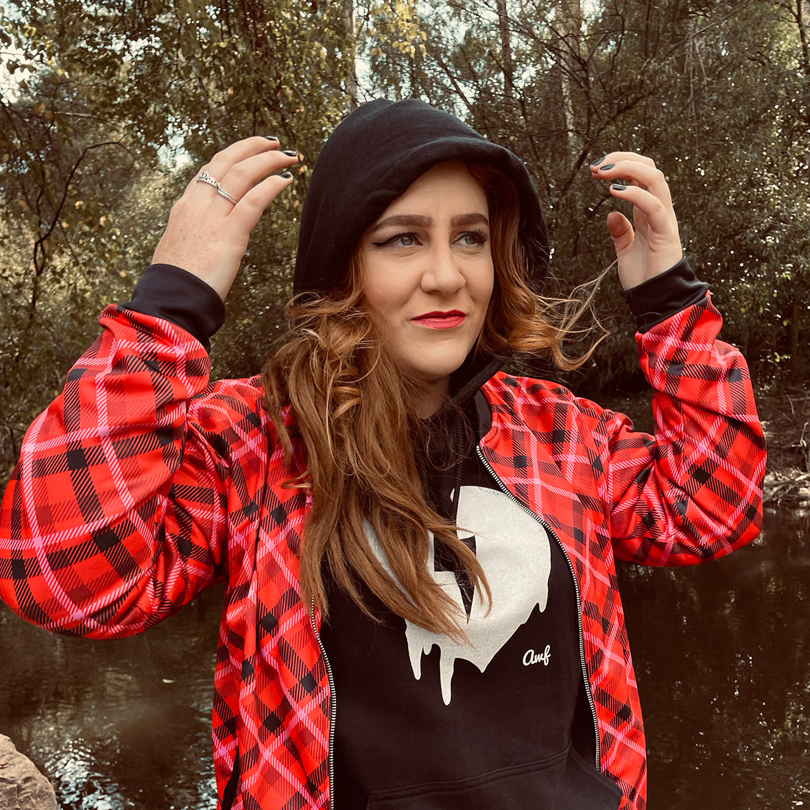 DISTRRRESSED HEART CUSTOM HOODIE