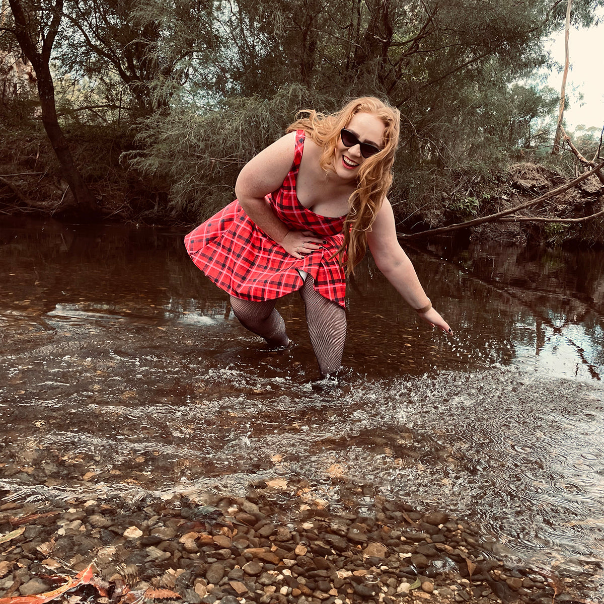 FLING! TARTAN CUSTOM FROCK