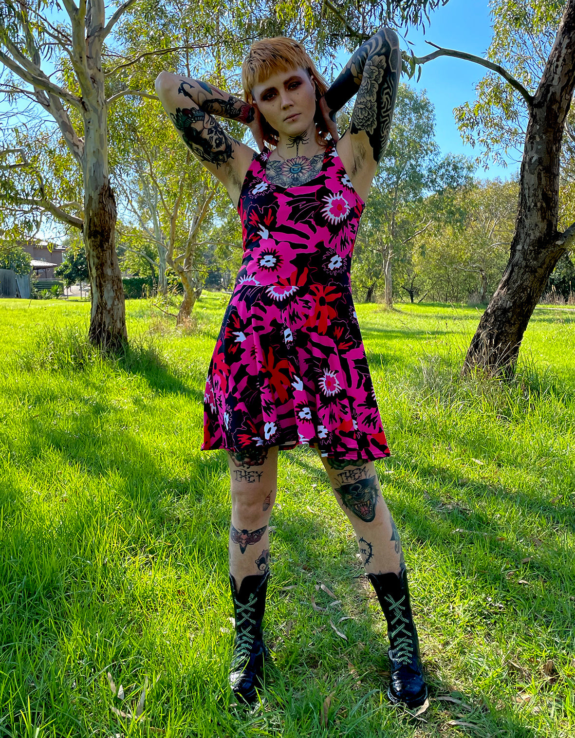 WILD FLOWER CUSTOM FROCK