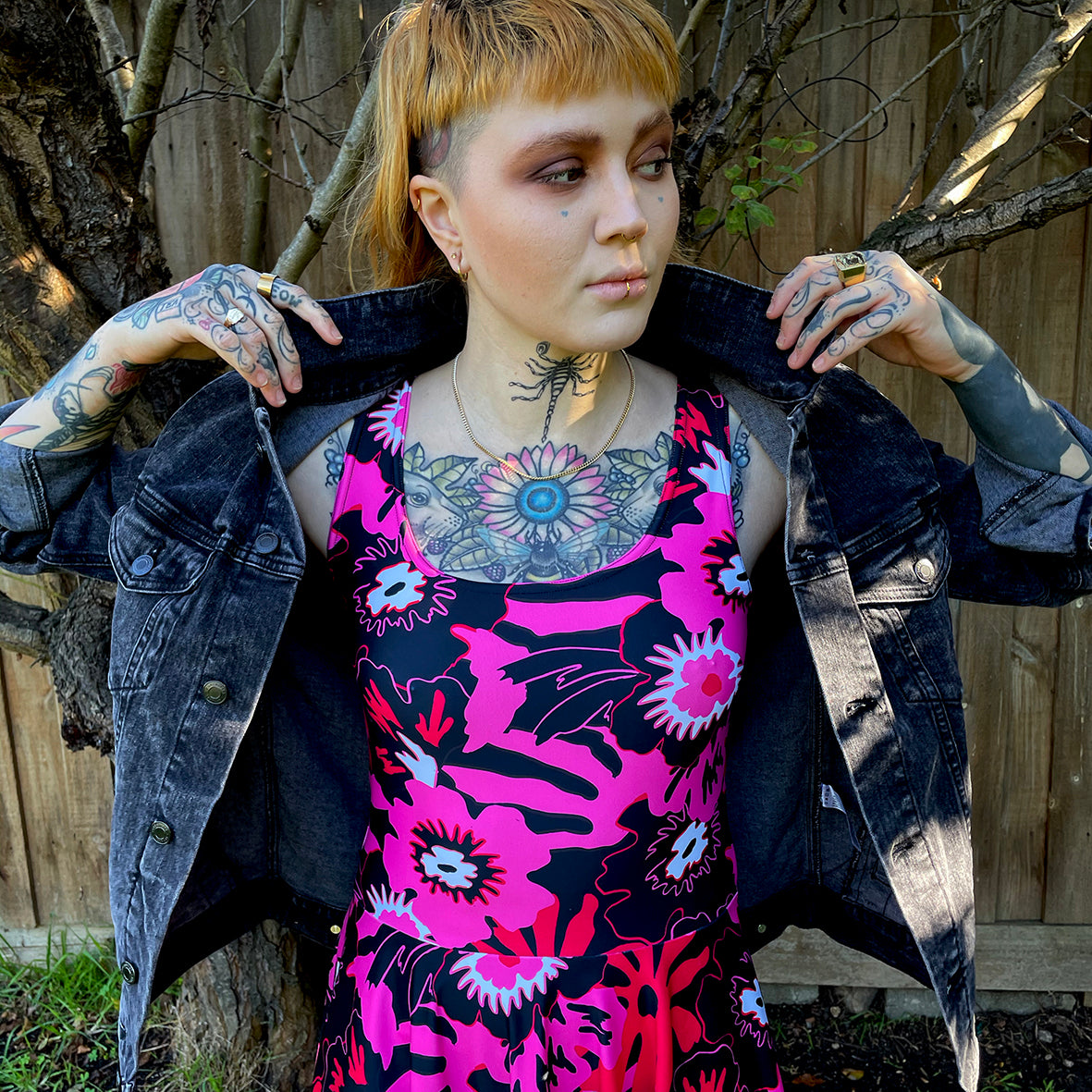 ICONIC WASHED OUT CUSTOM DENIM JACKET