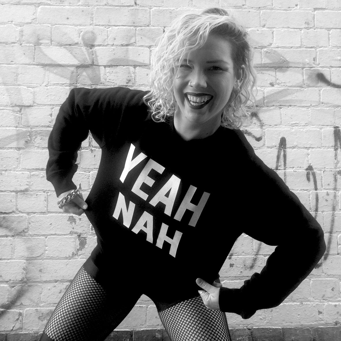 YEAH NAH CUSTOM SWEATER