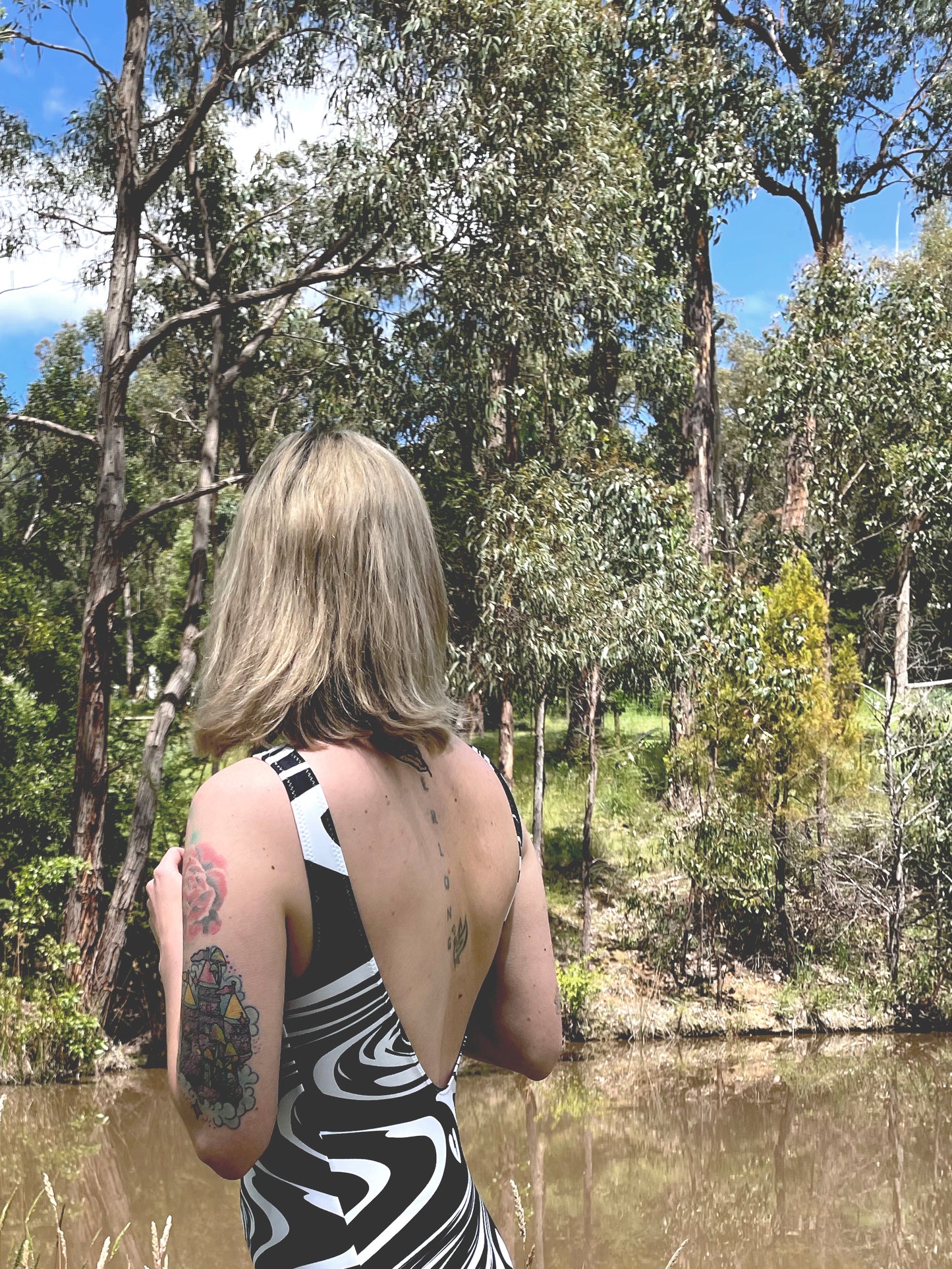 YIN YANG SWIRL CUSTOM LEOTARD