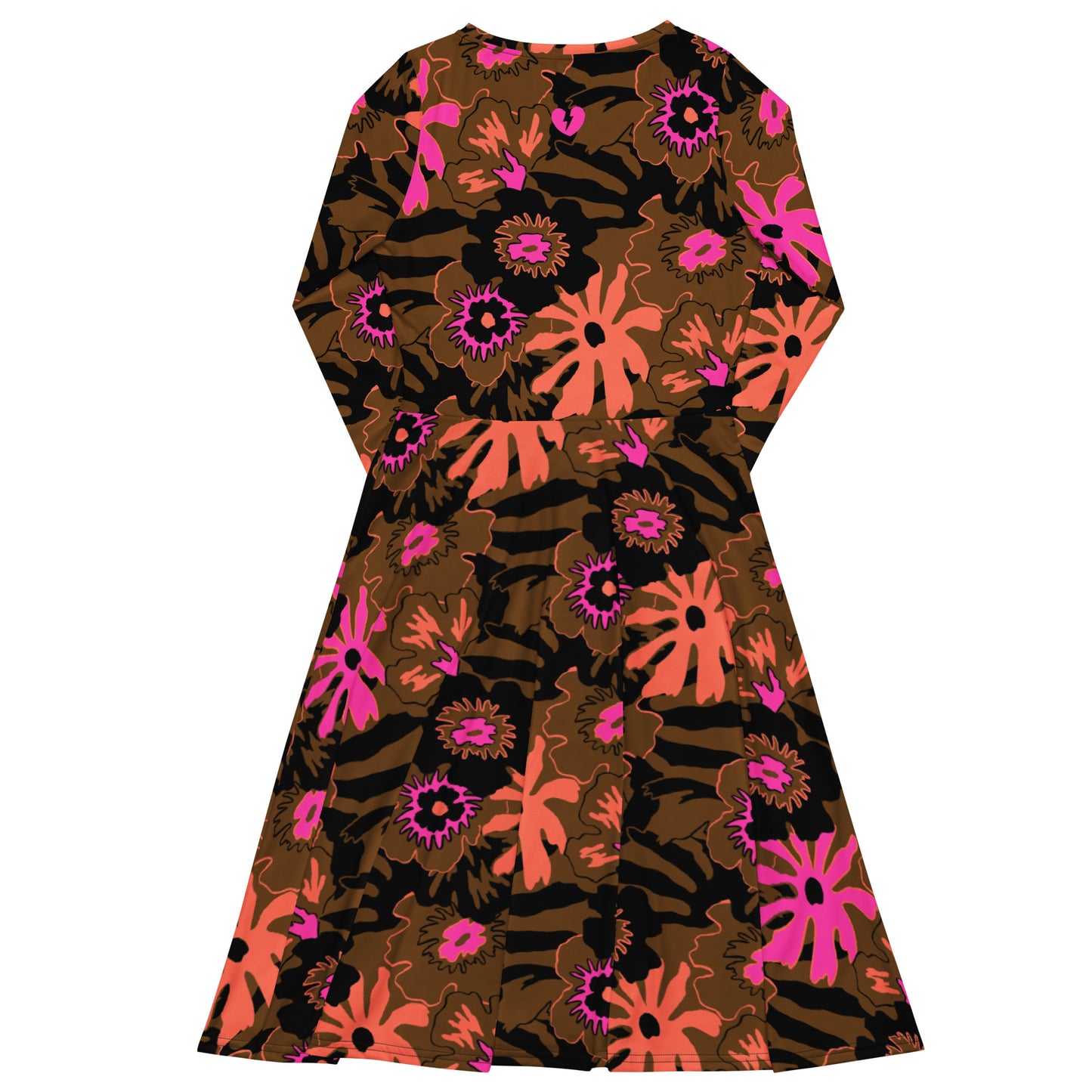 PETALLICA L/S CUSTOM MIDI DRESS