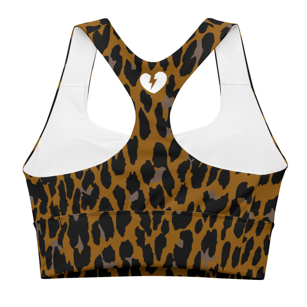BRONZE LEOPARD CUSTOM LONGLINE ALT BRA TOP