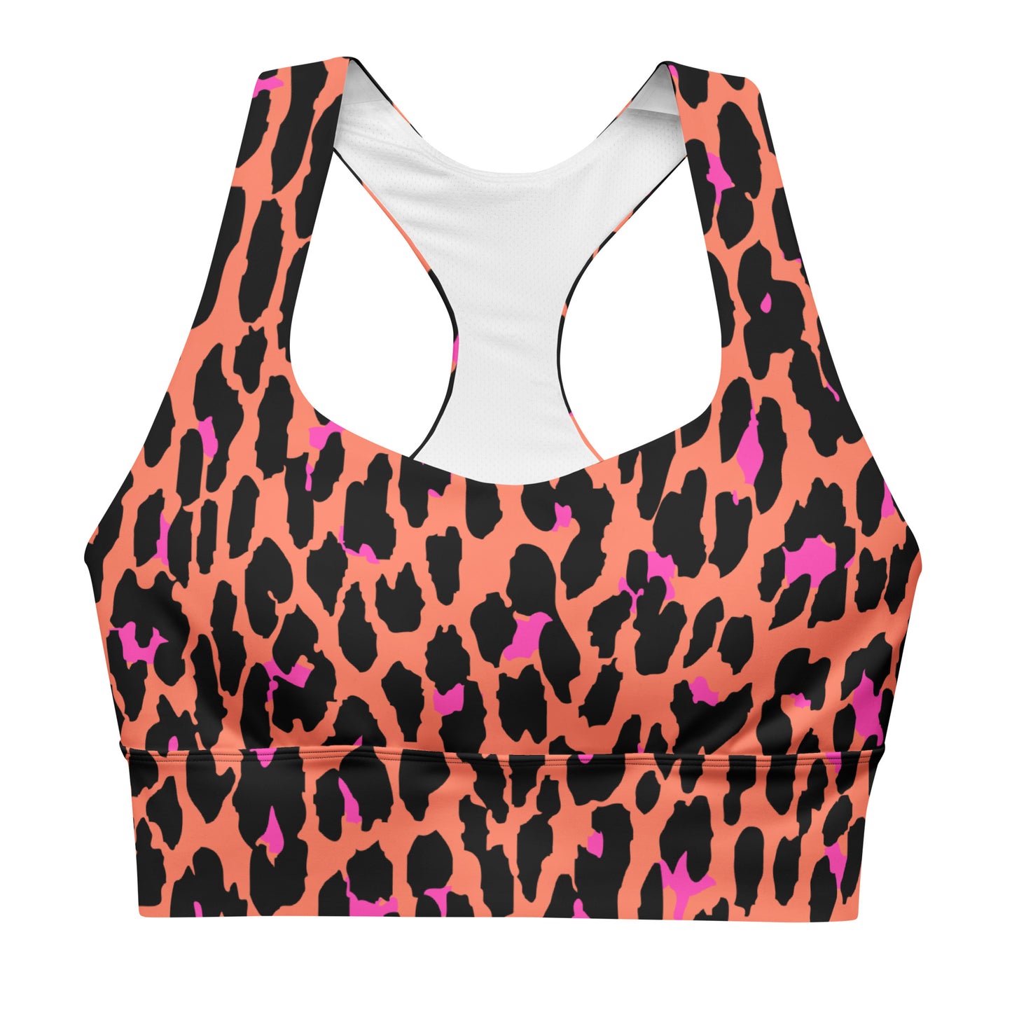 CRRRUSH LEOPARD CUSTOM LONGLINE ALT BRA TOP