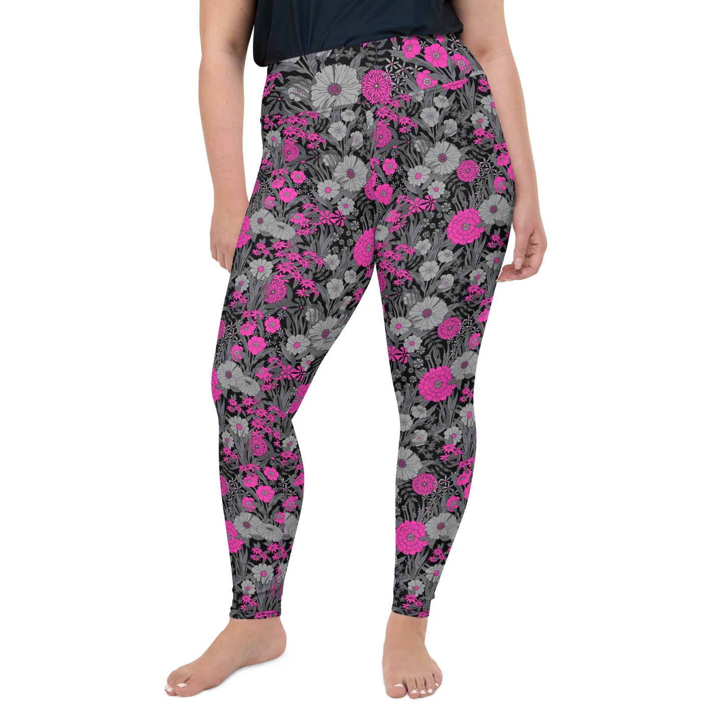 PRETTY POP VINTAGE GARDEN CUSTOM LEGGINGS+