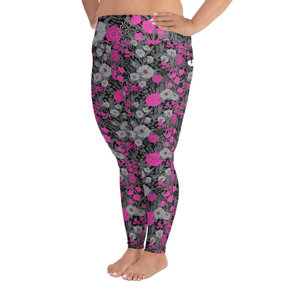 PRETTY POP VINTAGE GARDEN CUSTOM LEGGINGS+