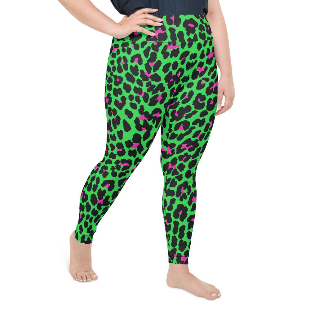 HELL-ISLAND CUSTOM LEGGINGS+ - MONSTER GREEN