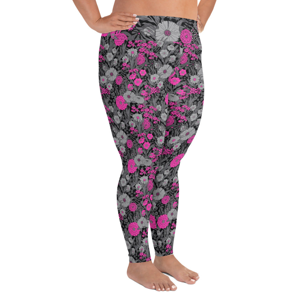 PRETTY POP VINTAGE GARDEN CUSTOM LEGGINGS+