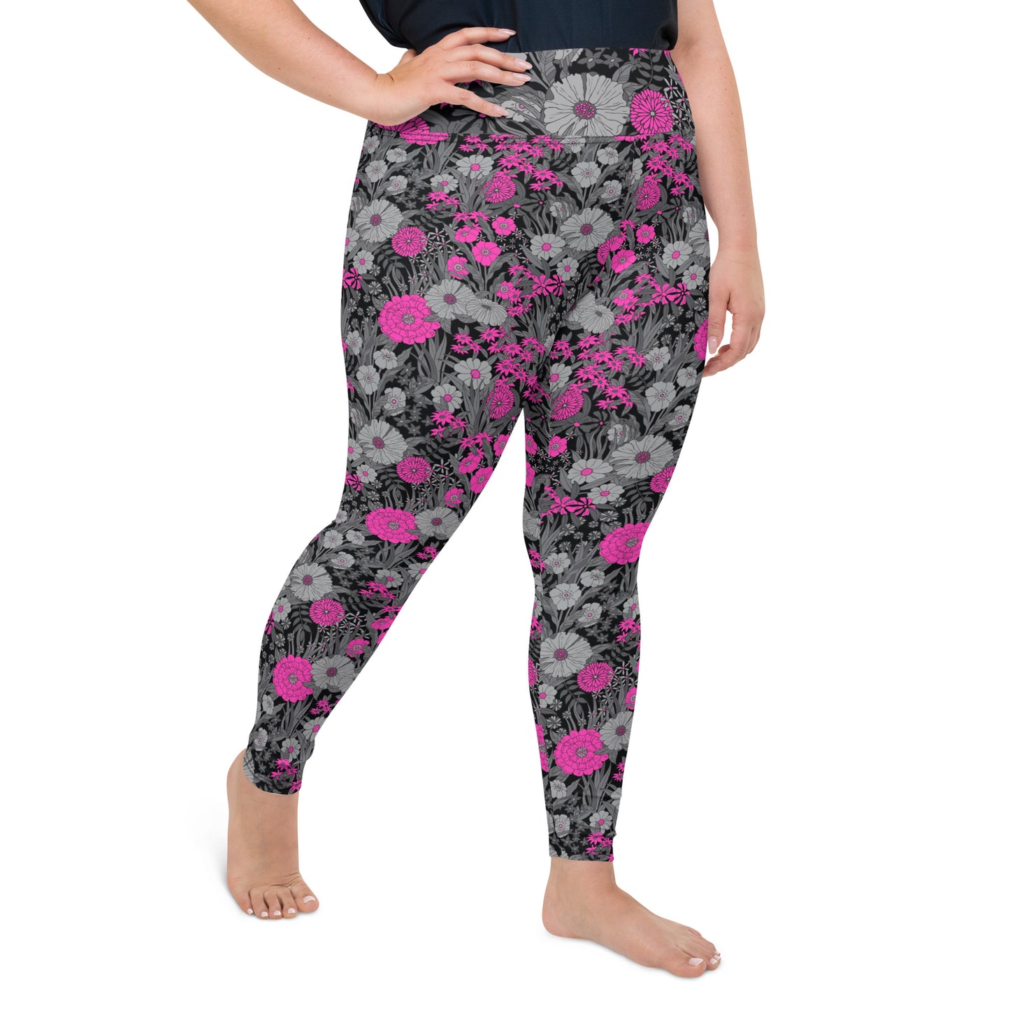 PRETTY POP VINTAGE GARDEN CUSTOM LEGGINGS+