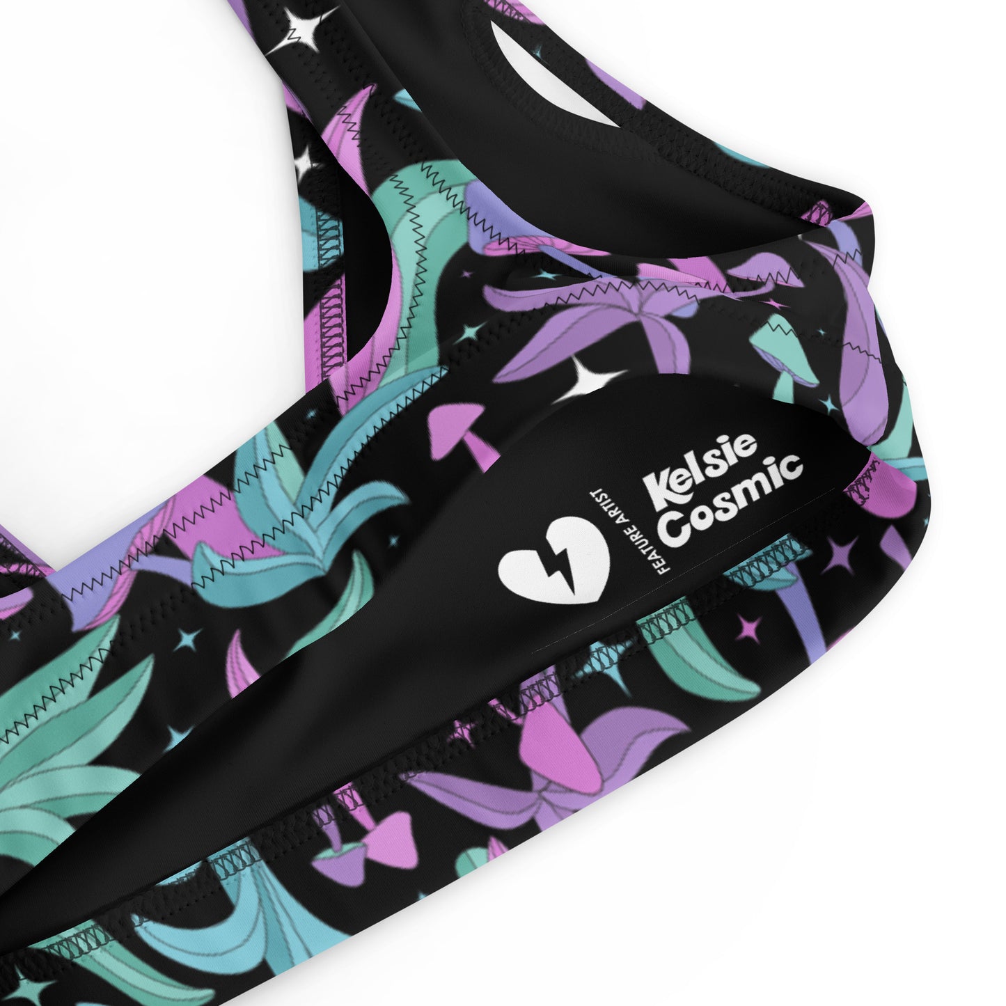 X KELSIE COSMIC RECYCLED CUSTOM ALT SWIM TOP