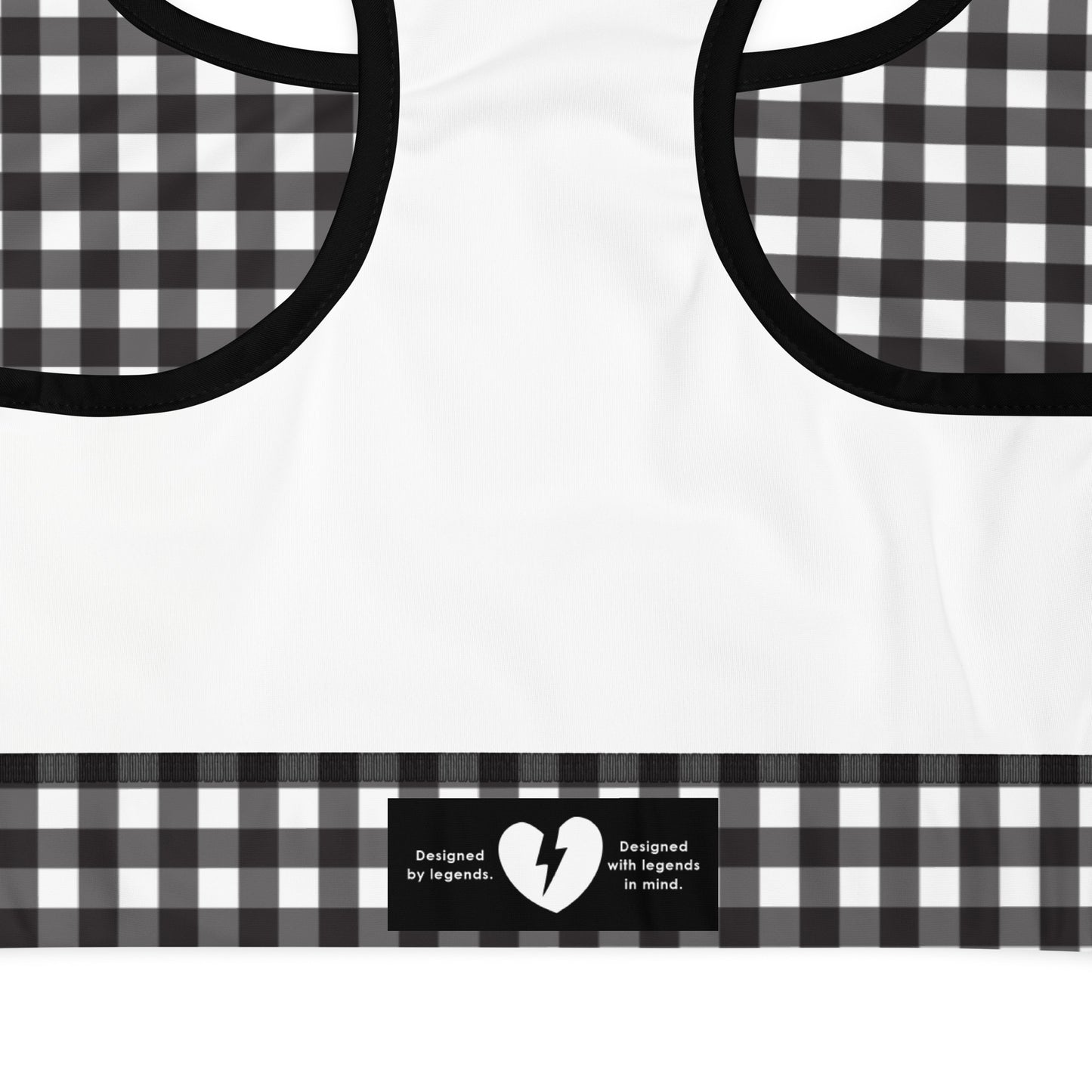 QUINTESSENTIAL CHECKED CUSTOM ALT BRA TOP